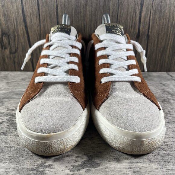 Vintage Havana Punch Sneaker Brown Croco Size 8 Slip On Leather Detail Sequence - Picture 5 of 10